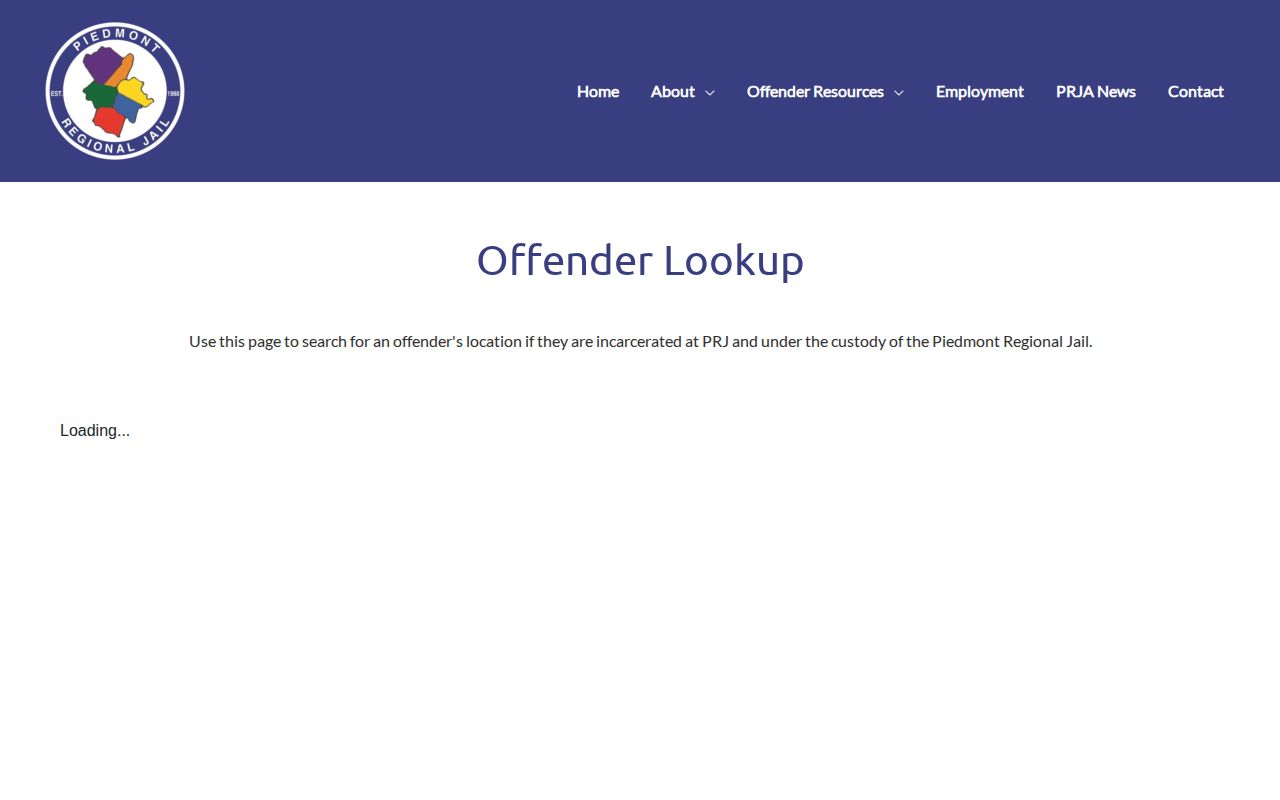 Buckingham County 24-hour release check through the PRJ current-custody lookup