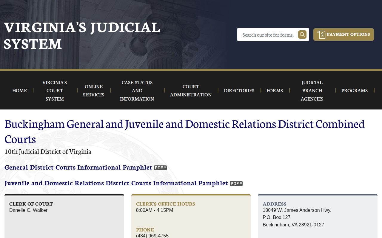 Buckingham County court source for Piedmont Regional Jail release confirmation